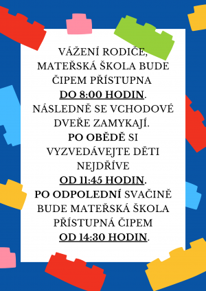 Informace pro rodiče